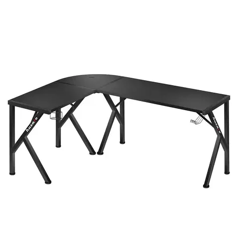 Moderné kancelárske stoly Písací stôl pre hráča HZ-Hero 6.3 black