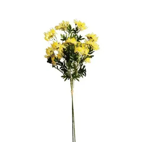 Kvety Umelá chryzantéma drobnokvetá, v. 75 cm, sada 2 ks