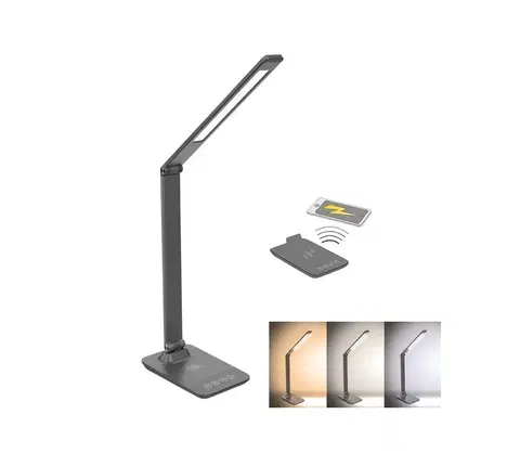 Lampy   WO55-G - LED Stmievateľná lampa s bezdrôtovým dobíjaním LED/10W/100-240V 