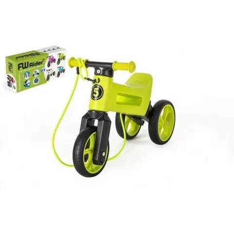 Detské vozítka a príslušenstvo Teddies Odrážadlo Funny wheels Rider SuperSport 2v1, zelená