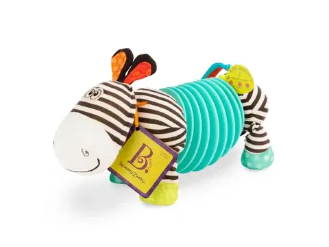 Hudobné hračky B-TOYS - Ťahacia harmonika zebra Swueezy Zeeby