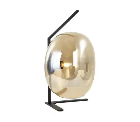 Lampy    108001 - Stolná lampa VESTA 1xE27/7W/230V béžová/čierna 
