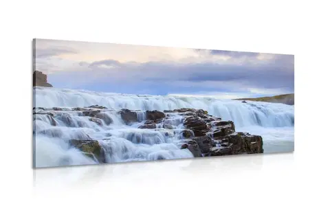 Obrazy prírody a krajiny Obraz islandské vodopády