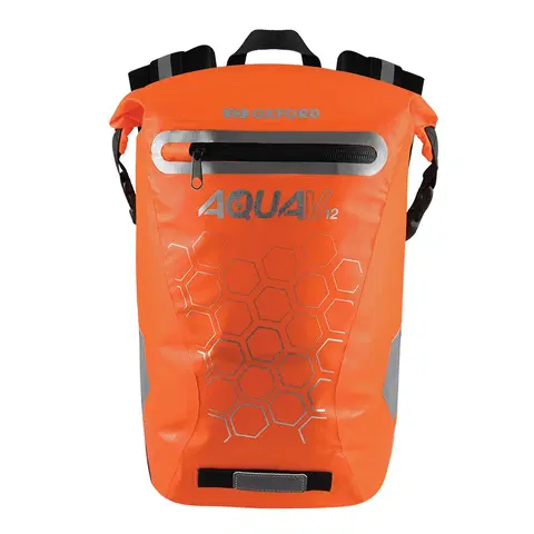 Batohy Vodotesný batoh Oxford Aqua V12 Backpack 12l oranžová