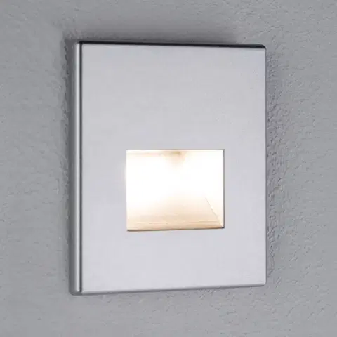 Vstavané nástenné svietidlá Paulmann Paulmann zapustené LED svietidlo Edge chróm matné