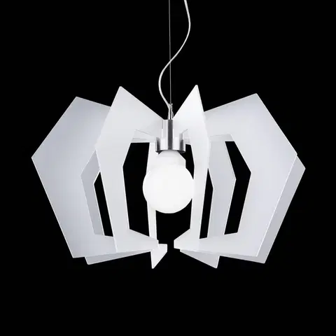 Závesné svietidlá Artempo Italia Inovatívne dizajnové závesné svetlo Spider, biele