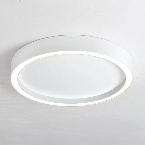 Stropné svietidlá BOPP Stropné svietidlo Bopp Aura LED Ø 40 cm biela/biela
