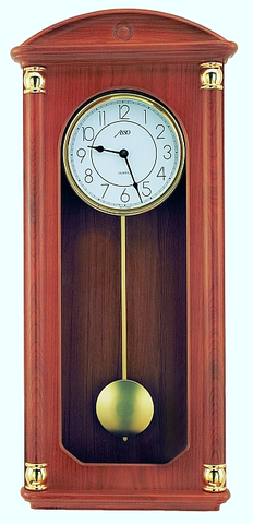 Hodiny Drevené nástenné hodiny ASSO A19/326/7, 59cm