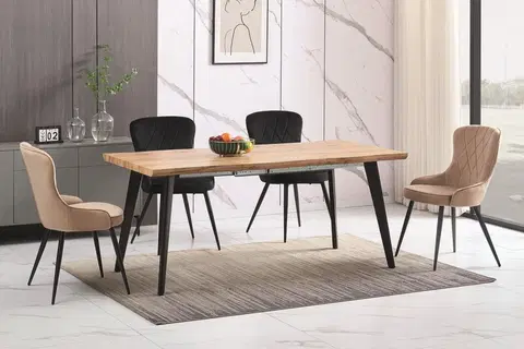 Jedálenské stoly Rozkladací jedálenský stôl FRESNO Signal Dub artisan