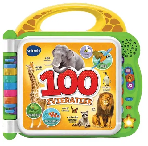 Náučné hračky VTECH - Vtech Mojich 100 zvieratiek - SK