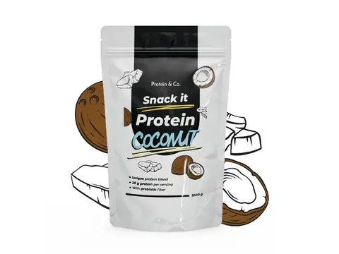 Športová výživa Protein & Co. SNACK IT Protein 1 kg Zvoľ príchuť: Coconut milk
