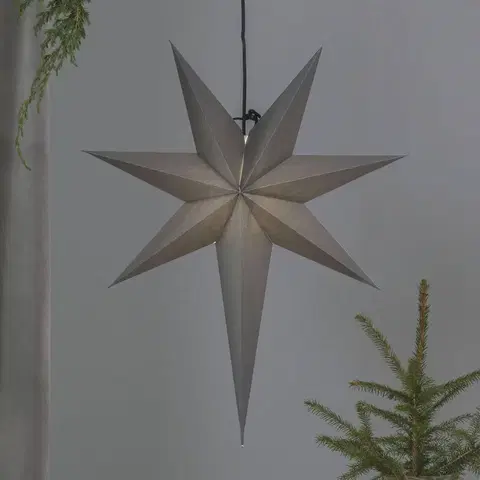 Vianočné svetelné hviezdy STAR TRADING Ozen papierová hviezda s jedným dlhým hrotom