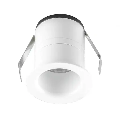 Vysokonapäťové zapustené svietidlá 230 V EVN EVN Noblendo zapustené LED svietidlo biela Ø 4,5cm
