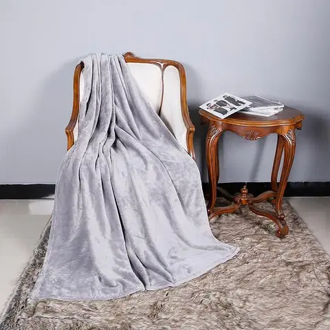 Jednofarebné deky Deka Laguna 200x220 šedá
