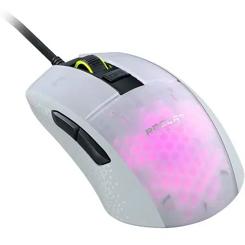 Myši Herná myš Roccat Burst Pro Gaming, biela ROC-11-746