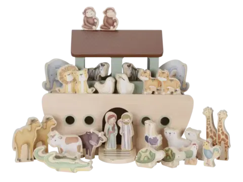 Drevené hračky LITTLE DUTCH - Noemova archa drevená new