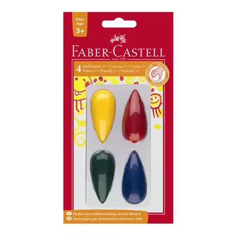 Hračky FABER CASTELL - Pastelky plastové do dlane slza