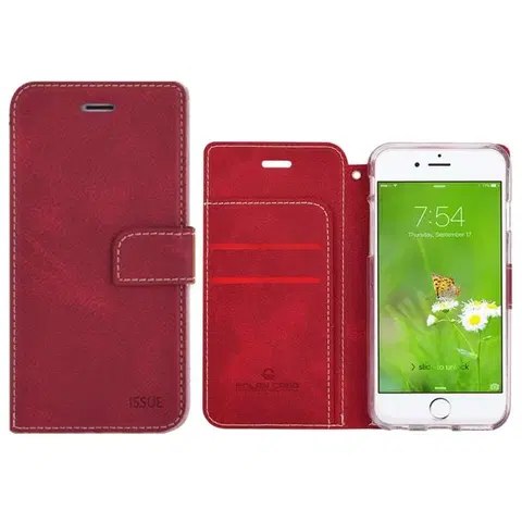 Puzdrá na mobilné telefóny Knižkové puzdro Molan Cano Issue Book pre Xiaomi Redmi 8A, červená - OPENBOX (Rozbalený tovar s plnou zárukou) 