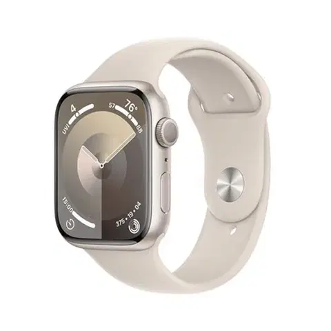 Inteligentné hodinky Apple Watch Series 9 GPS 45mm hviezdna biela , hliníkové puzdro so športovým remienkom hviezdna biela - SM MR963QCA