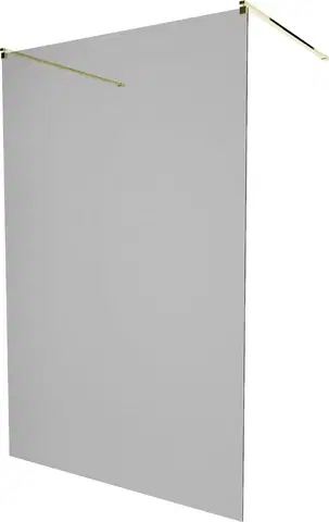 Sprchové dvere MEXEN/S - KIOTO samostatne stojaca sprchová zástena 100 x 200, grafit, čierna 800-100-002-70-40