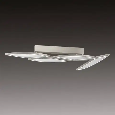 Stropné svietidlá Evotec Movil – stropné LED svietidlo, 4 svetelné segmenty