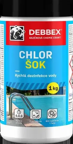 Bazénová chémia Kinekus Chémia bazénová Chlor šok 1kg