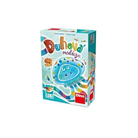 Hračky spoločenské hry pre deti DINO - Dúhová medúza Detská hra