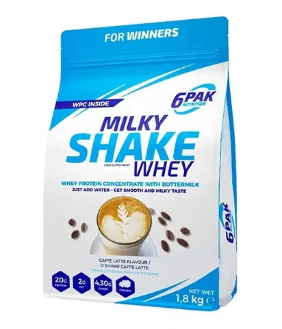 Srvátkový koncentrát (WPC) Milky Shake Whey - 6PAK Nutrition 300 g Pistachio Ice Cream