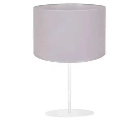 Lampy   - Stolná lampa BRISTOL 1xE14/15W/230V šedá/biela 