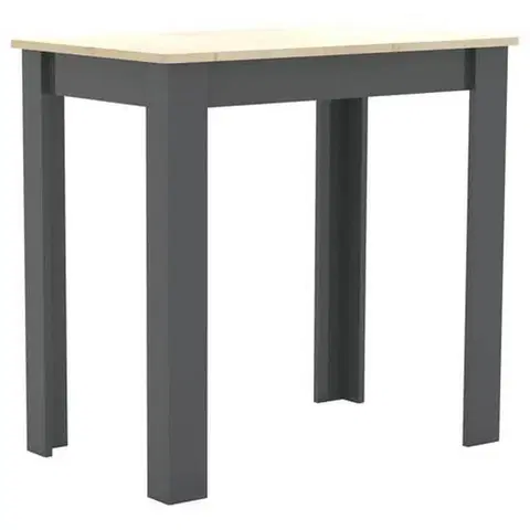 Stoly do jedálne Jedálenský Stôl Esal, 80x50 Cm, Antracitový