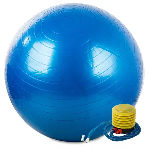 Gymnastické lopty Gymnastická lopta 65 cm s pumpičkou, modrá