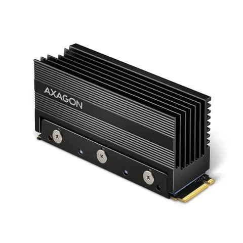 Výmenné kity a boxy AXAGON CLR-M2XL hliníkový pasívny chladič pre obojstranný - M.2 SSD disk, 80mm SSD, výška 36mm CLR-M2XL