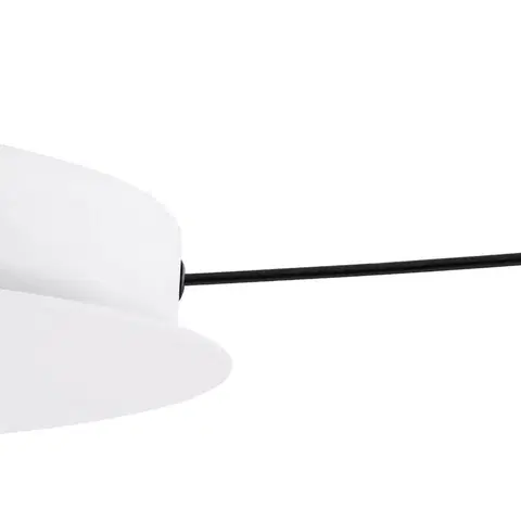 Závesné svietidlá LEDS-C4 LEDS-C4 Veneto LED závesné svietidlo, 5-pl. biela