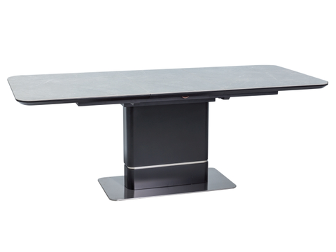 Jedálenské stoly TRITON jedálenský stôl, čierna/mramor