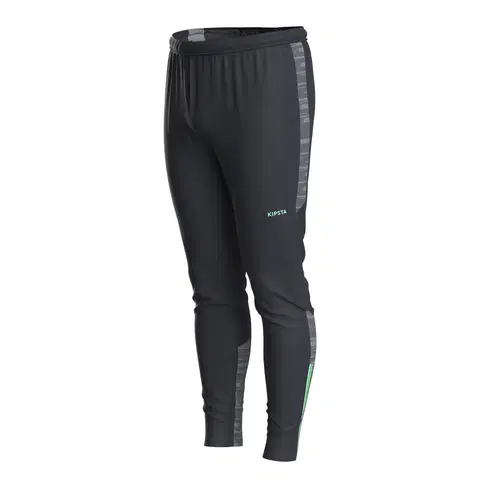 nohavice Futbalové nohavice Viralto PXL sivo-zelené