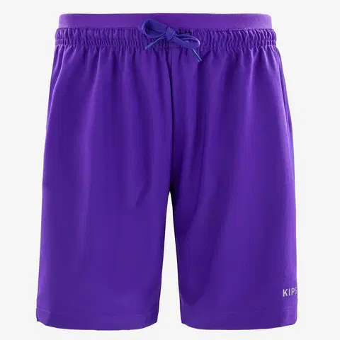 futbal Dievčenské futbalové šortky Viralto fialové