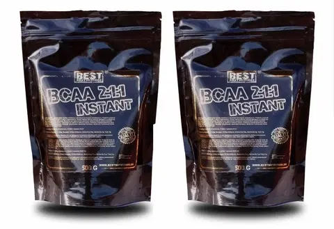 BCAA 1+1 Zadarmo: BCAA 2:1:1 instant od Best Nutrition 250 g + 250 g Neutral