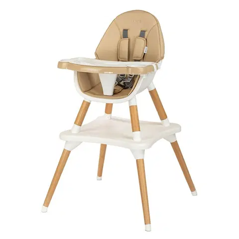 Dekorácie do detských izieb New Baby Jedálenská stolička Grace 3v1 béžová, 61 x 101 x 61 cm