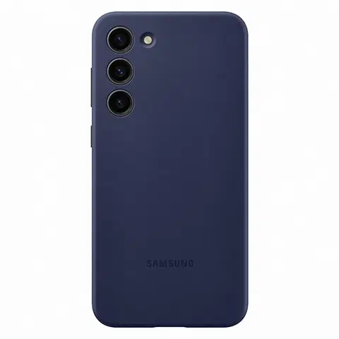 Puzdrá na mobilné telefóny Puzdro Silicone Cover pre Samsung Galaxy S23 Plus, navy EF-PS916TNEGWW