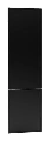 Kuchynské skrinky KAMELIA bočný dvojdielny panel 2033x564, 2033x577 , čierna
