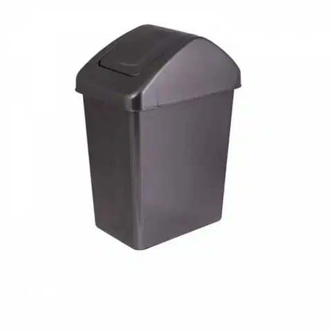 Odpadkové koše Kinekus Kôš na odpad preklápací 25 l, plastový, SWING, antracit