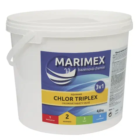 Bazénová chémia MARIMEX Aquamar Chlor Triplex 4,6kg