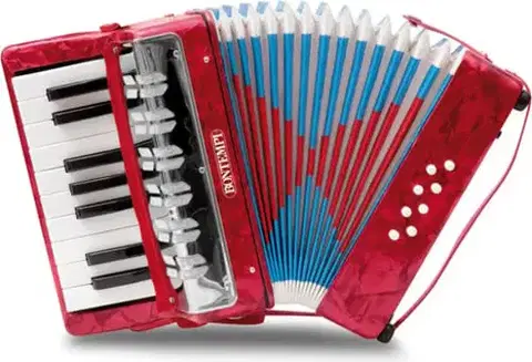 Hudobné hračky BONTEMPI - drevený akordeón 17 klapiek 331730
