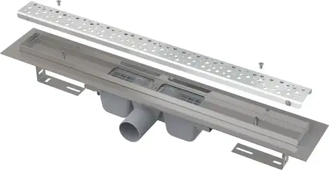 Sprchovacie kúty Alcadrain Podlahový žľab Antivandal s roštom APZ11-550M APZ11-550M