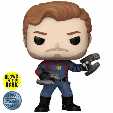 Zberateľské figúrky POP! Guardians of the Galaxy Volume 3: Star Lord (Marvel) Special Edition (Glows in The Dark) POP-1201