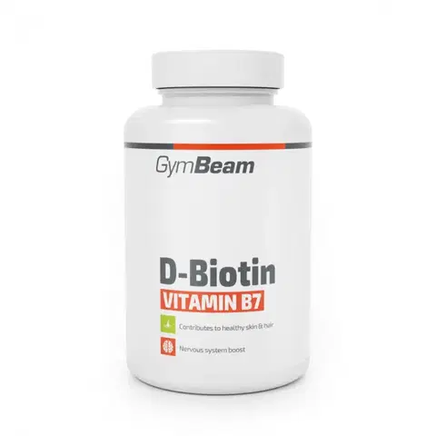 Vitamíny B GymBeam D-Biotín 90 kaps.