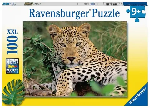Hračky puzzle RAVENSBURGER - Leopard 100 dielikov